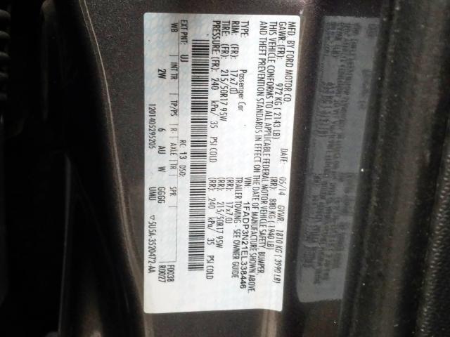 2014 FORD FOCUS TITA 1FADP3N21EL338446