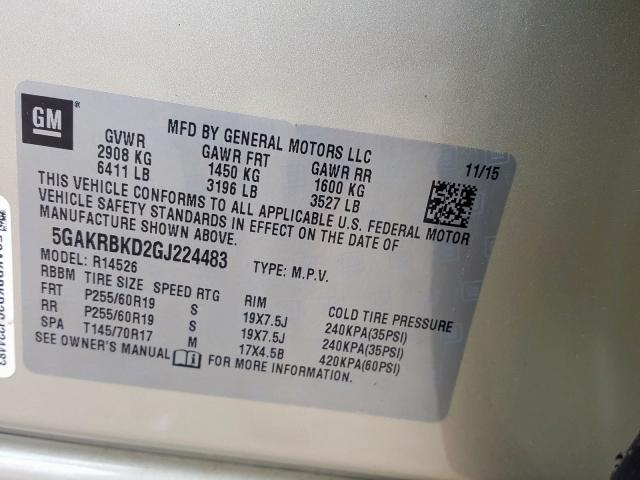 5GAKRBKD2GJ224483