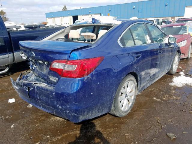 2016 SUBARU LEGACY 2.5 4S3BNAF6XG3020292