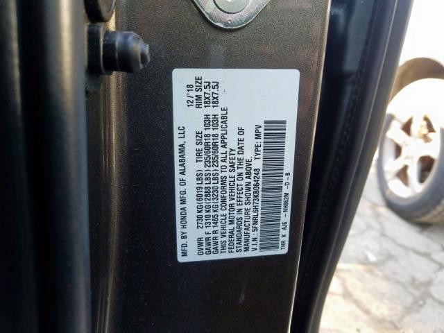 2019 HONDA ODYSSEY EX 5FNRL6H73KB064248