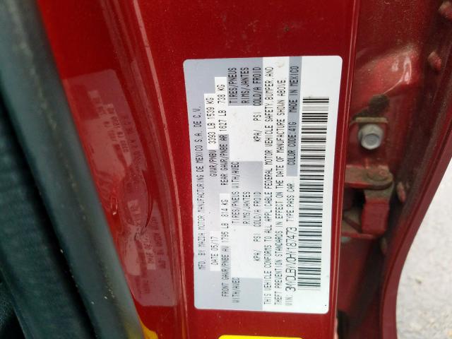 2017 TOYOTA YARIS IA 3MYDLBYV0HY187473