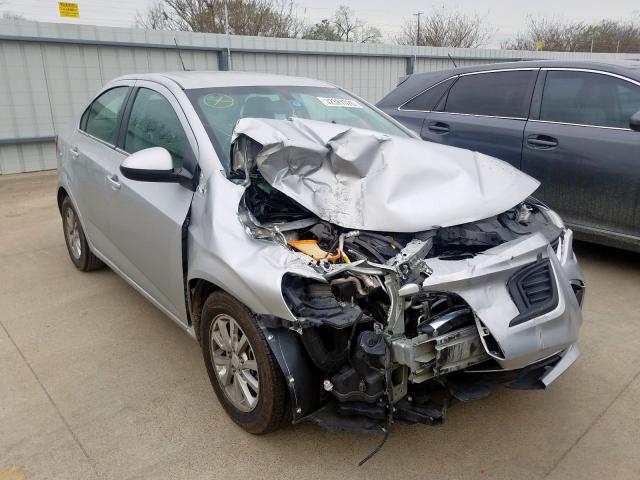 Salvage cars for sale from Copart Wilmer, TX: 2017 Chevrolet Sonic LT
