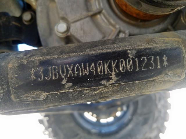 2019 CAN-AM MAVERICK X 3JBVXAW40KK001231