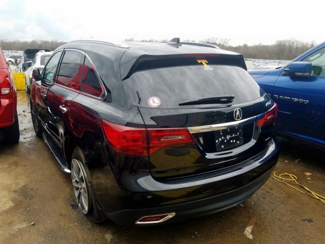 2014 ACURA MDX TECHNO 5FRYD4H66EB003208