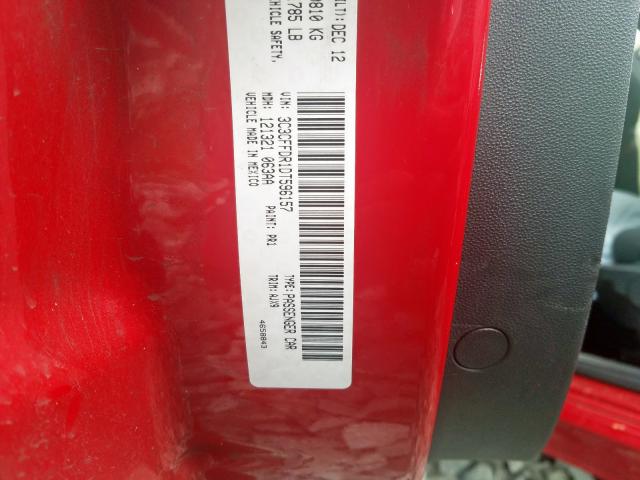 2013 FIAT 500 POP 3C3CFFDR1DT596157