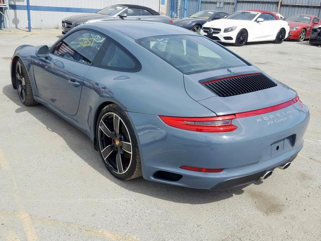 VIN WP0AB2A96HS122661 2017 Porsche 911, Carrera S no.3