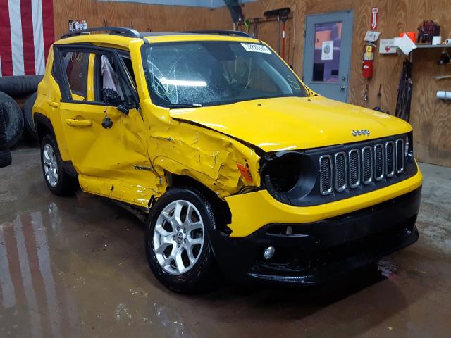 Salvage cars for sale at Kincheloe, MI auction: 2018 Jeep Renegade L