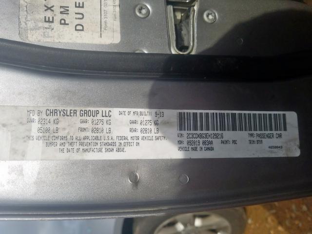 2014 DODGE CHARGER SE 2C3CDXBG3EH129216