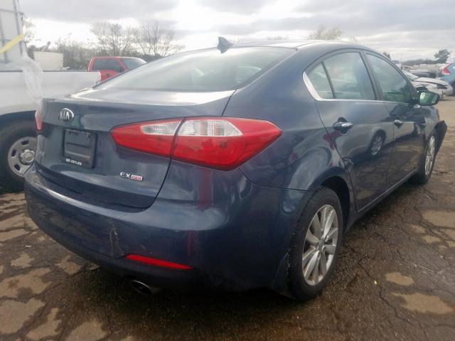 2014 KIA FORTE EX KNAFX4A89E5150987