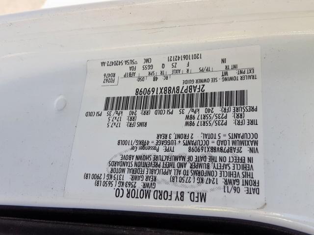 2011 FORD CROWN VICT 2FABP7BV8BX169098