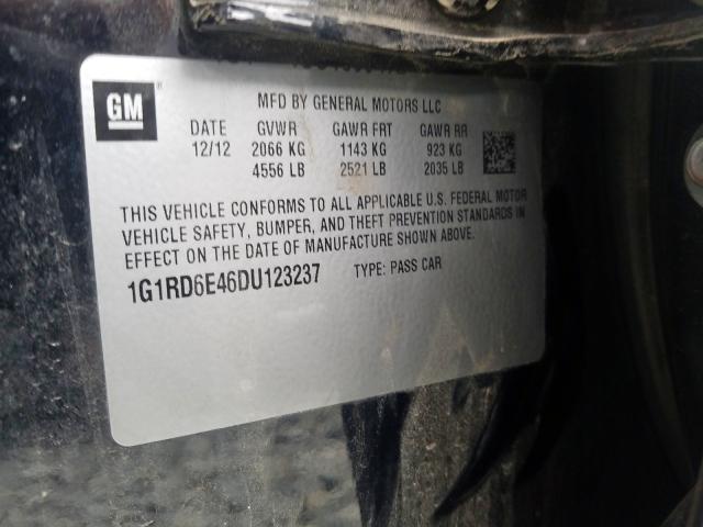 2013 CHEVROLET VOLT 1G1RD6E46DU123237