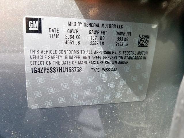 1G4ZP5SS7HU163758