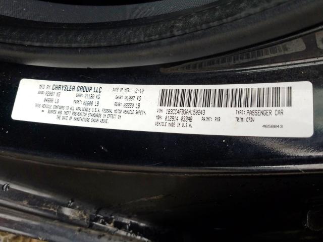 2010 DODGE AVENGER SX 1B3CC4FB3AN150243