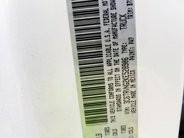 2019 RAM PROMASTER 3C6TRVNG2KE528906