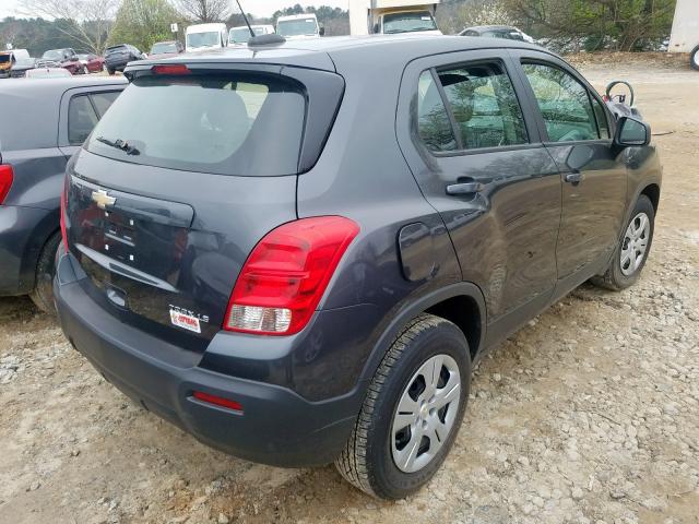 2016 CHEVROLET TRAX LS 3GNCJKSB1GL277832