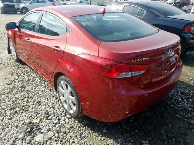 2011 HYUNDAI ELANTRA GL KMHDH4AE3BU165527