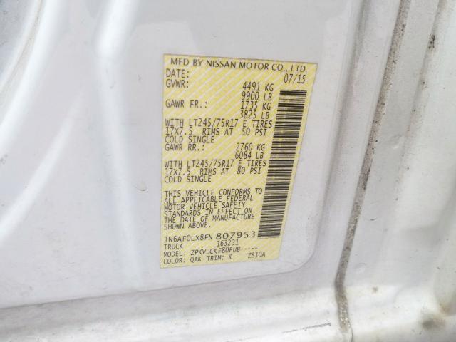 2015 NISSAN NV 2500 1N6AF0LX8FN807953