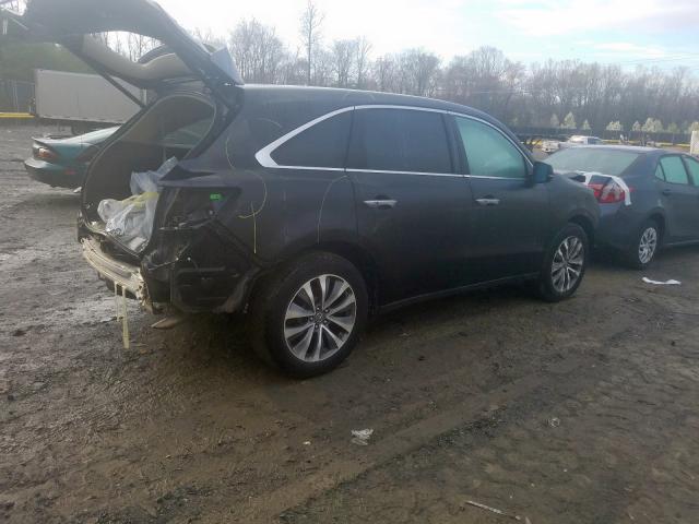 2015 ACURA MDX TECHNO 5FRYD4H47FB014248