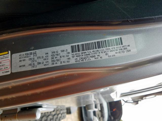 2015 JEEP WRANGLER U - 1C4BJWDG7FL749949
