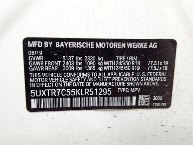 5UXTR7C55KLR51295