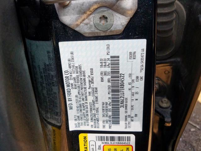 2014 LINCOLN MKZ HYBRID 3LN6L2LU7ER804522