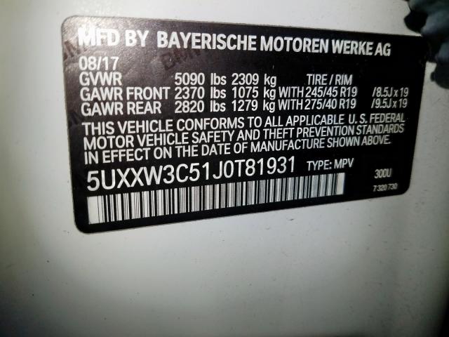 5UXXW3C51J0T81931