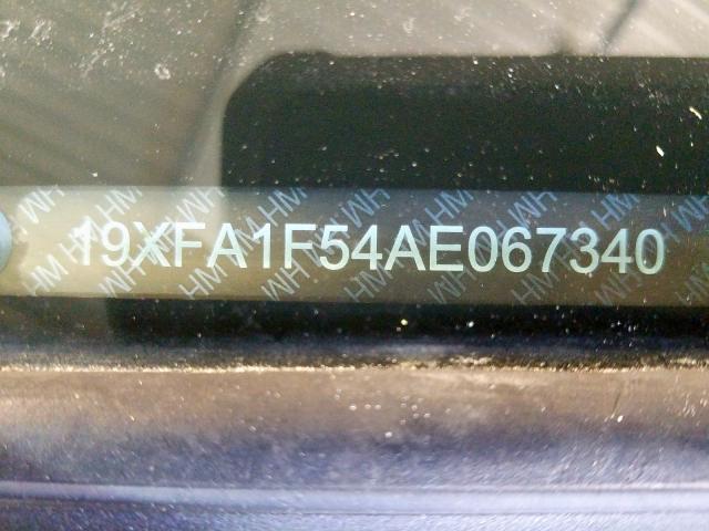 2010 HONDA CIVIC LX 19XFA1F54AE067340