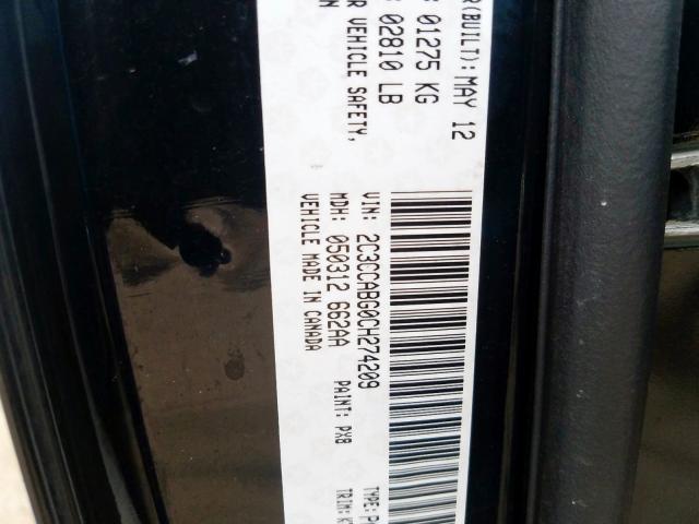 2012 CHRYSLER 300 S 2C3CCABG0CH274209