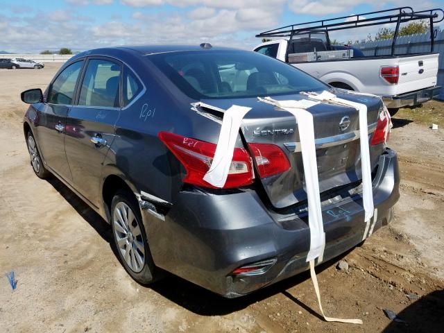  NISSAN SENTRA 2017 Серый