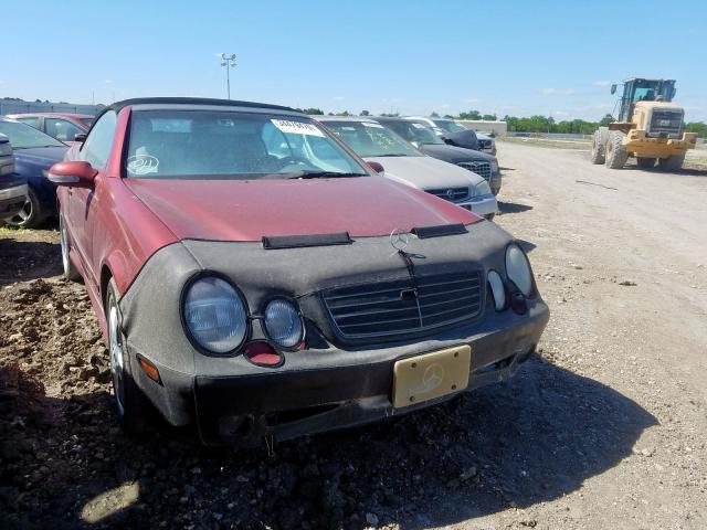 Salvage cars for sale from Copart Houston, TX: 2002 Mercedes-Benz CLK 430
