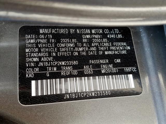 VIN 1G1RC6S50JU109586 2018 Chevrolet Volt, LT no.10