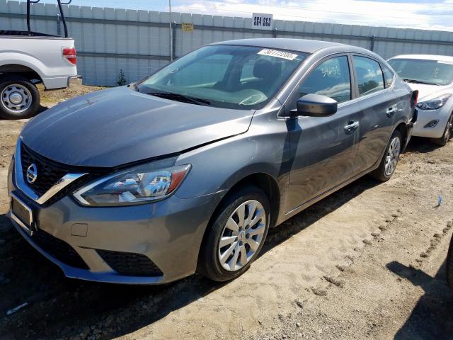  NISSAN SENTRA 2017 Серый