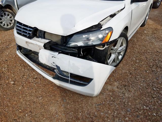 2013 VOLKSWAGEN PASSAT SE 1VWBN7A33DC077541