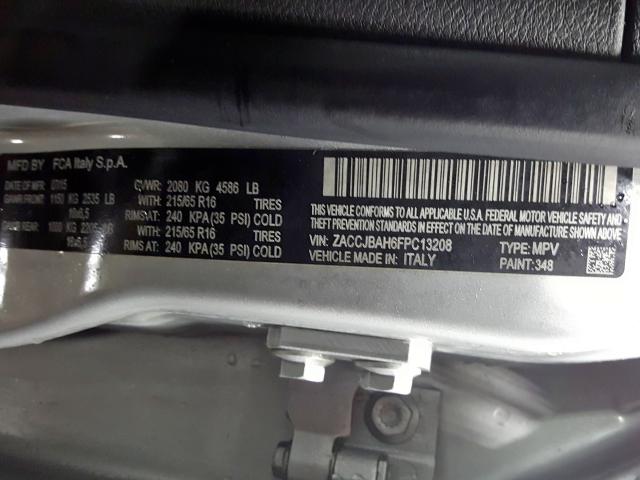 2015 JEEP RENEGADE S ZACCJBAH6FPC13208