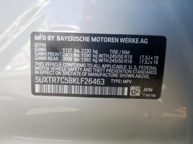 5UXTR7C58KLF26463
