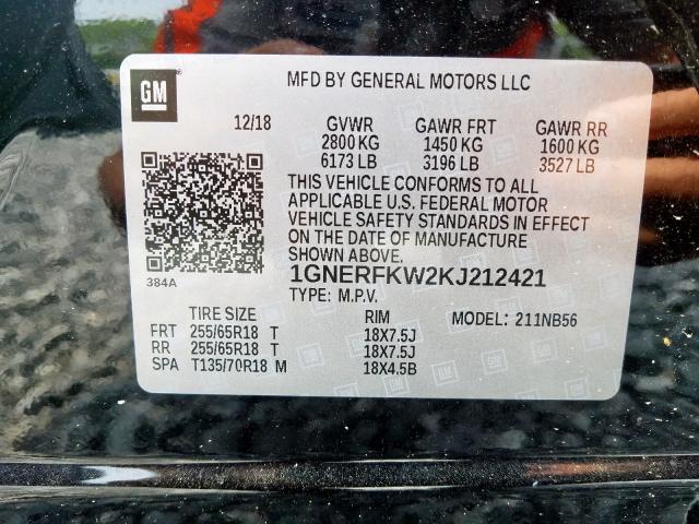 1GNERFKW2KJ212421