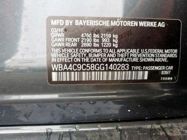 WBA4C9C58GG140283
