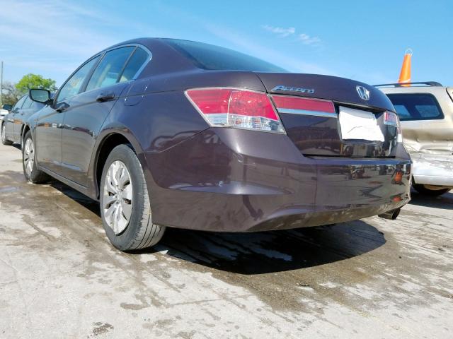 2011 HONDA ACCORD LX 1HGCP2F3XBA019661