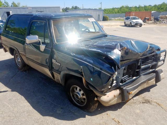 1992 DODGE RAMCHARGER AD-150 Photos | SC - COLUMBIA - Repairable Salvage  Car Auction on Thu. Dec 24, 2020 - Copart USA