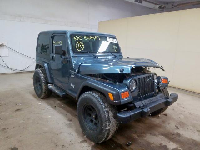2001 JEEP WRANGLER / TJ SPORT for Sale | MI - FLINT | Wed. Jul 15, 2020 -  Used & Repairable Salvage Cars - Copart USA