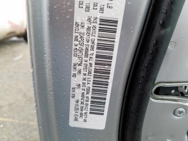 2010 DODGE JOURNEY SX 3D4PG5FV5AT167794