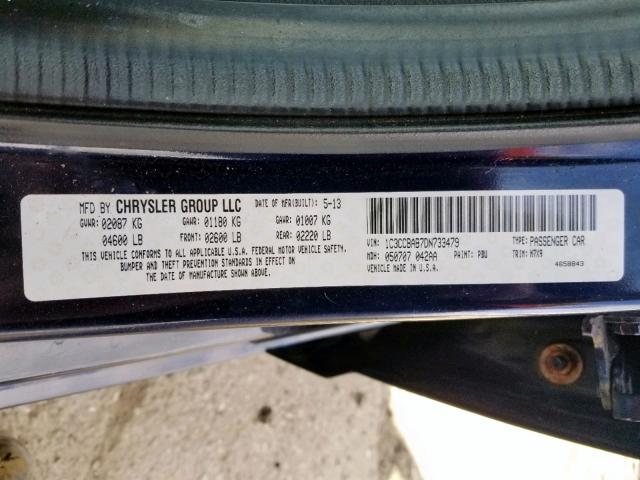 2013 CHRYSLER 200 LX 1C3CCBAB7DN733479
