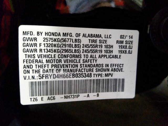 5FRYD4H66EB035348