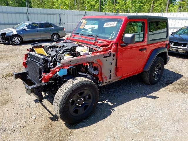2018 JEEP WRANGLER S 1C4GJXAG2JW161948