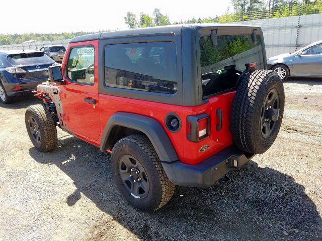 2018 JEEP WRANGLER S 1C4GJXAG2JW161948