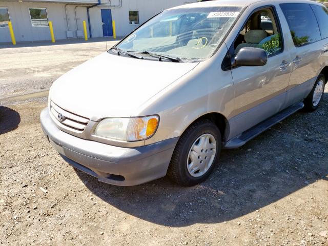 2002 TOYOTA SIENNA LE Photos | CA - SAN DIEGO - Repairable Salvage Car ...