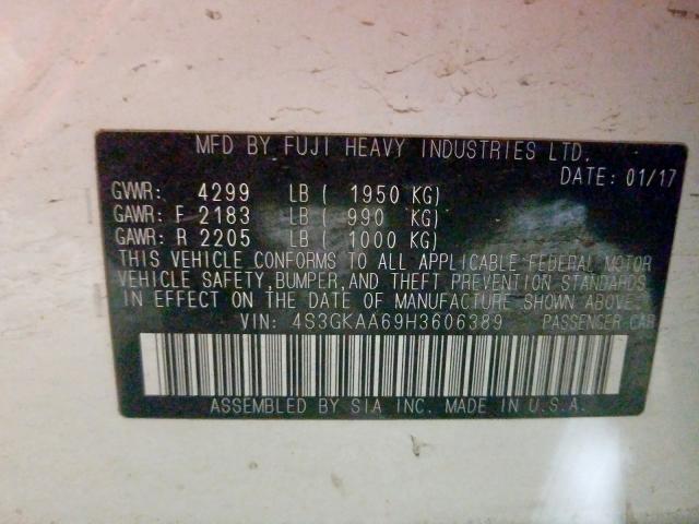 2017 SUBARU IMPREZA 4S3GKAA69H3606389