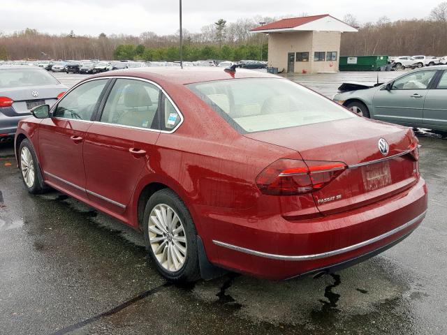 2017 VOLKSWAGEN PASSAT SE 1VWBT7A35HC079884