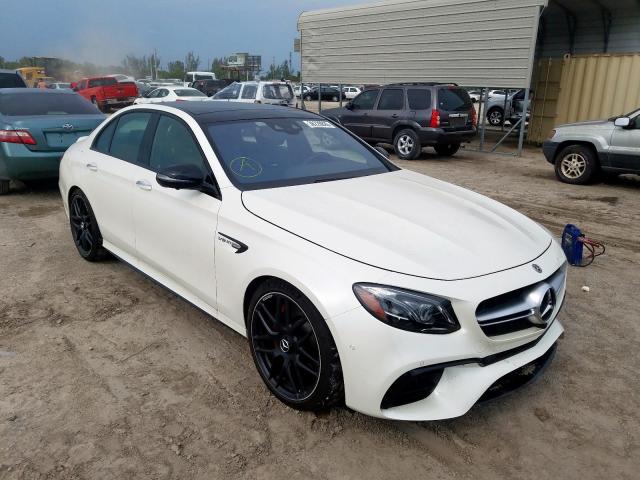 2019 Mercedes-benz E 63 Amg-s 4matic Белый vin: WDDZF8KB9KA551033