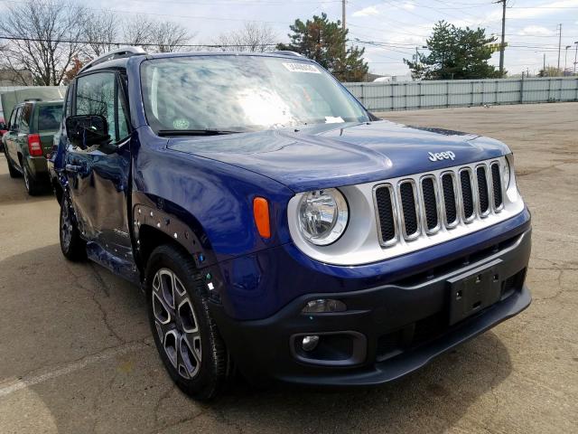 Jeep Renegade синий